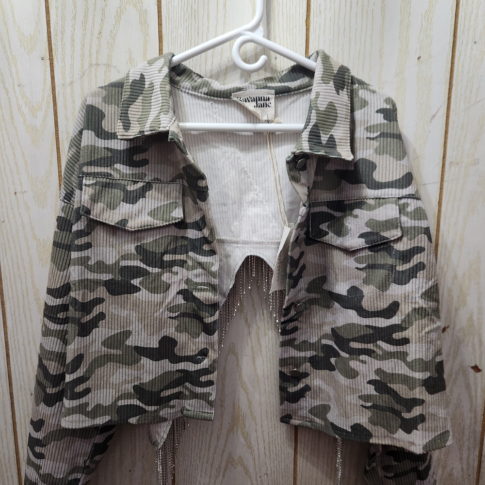 Savanna Jane Camouflage Corduroy Jacket